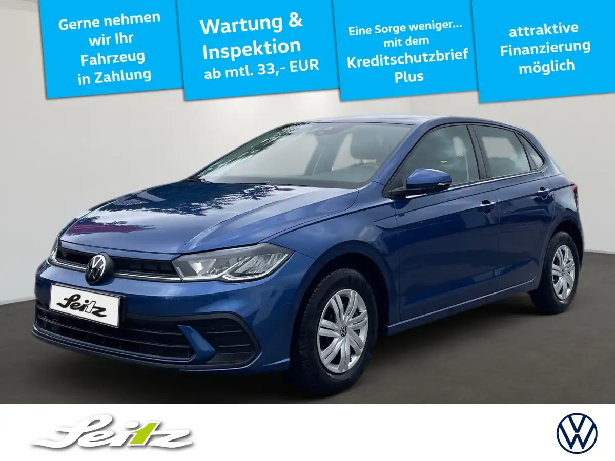 Volkswagen Polo, Kleinwagen, Benzin, Schaltgetriebe, Blau