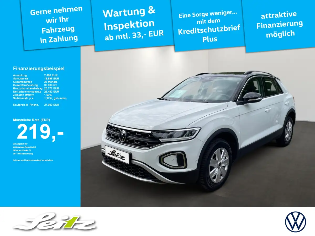 Volkswagen T-Roc, SUV/Geländewagen/Pickup, Benzin, Schaltgetriebe, Weiß