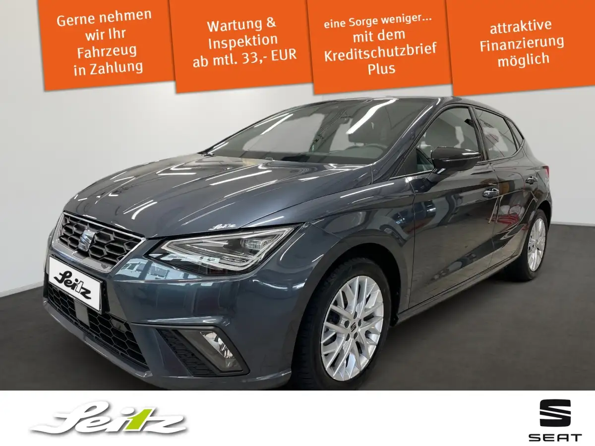Seat Ibiza, Limousine, Benzin, Automatik, Grau