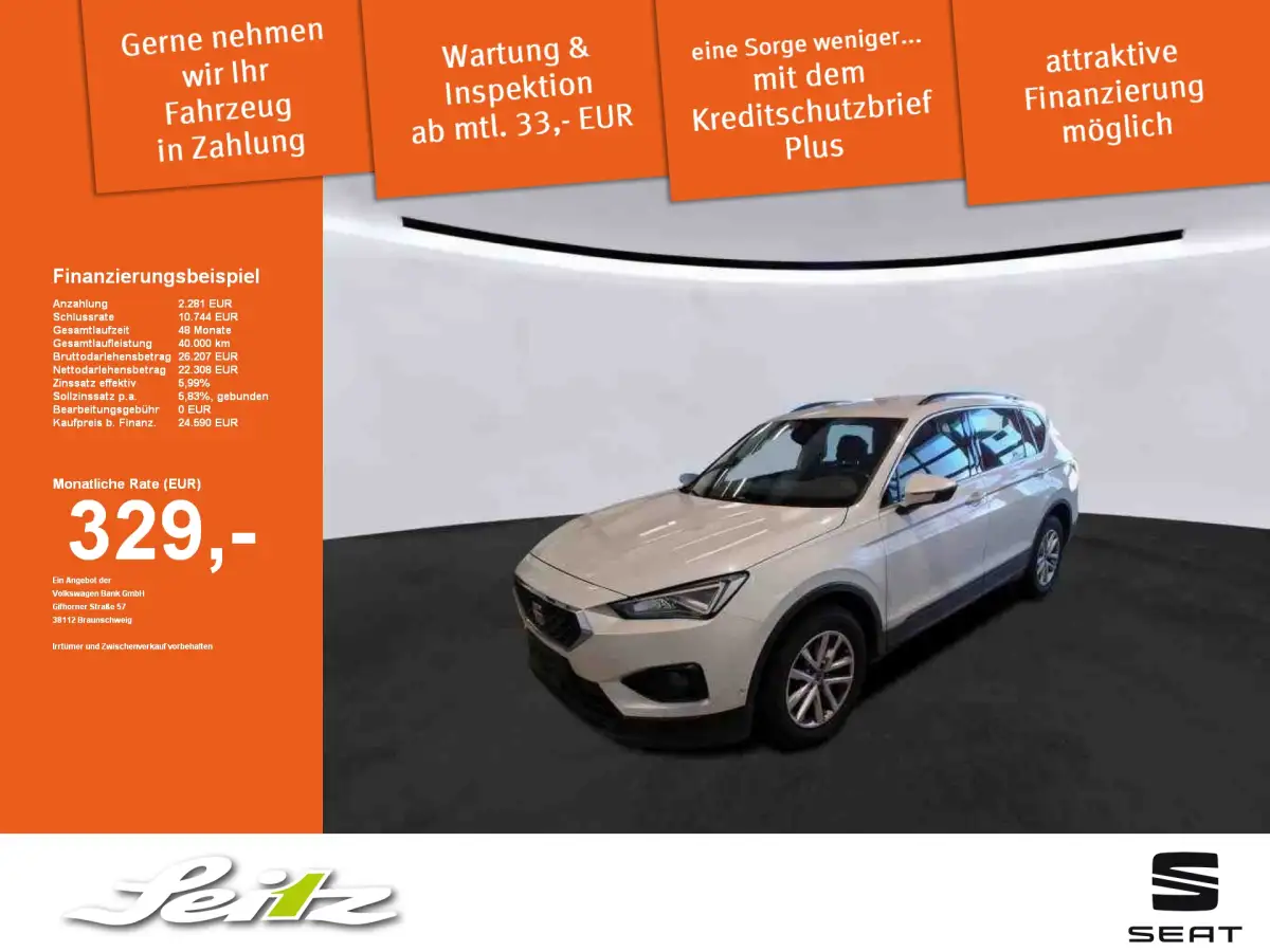 Seat Tarraco, SUV/Geländewagen/Pickup, Benzin, Automatik, Weiß