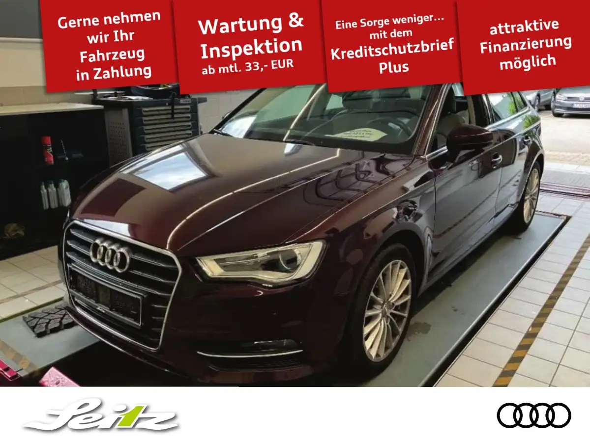 Audi A3, Limousine, Benzin, Schaltgetriebe, Rot
