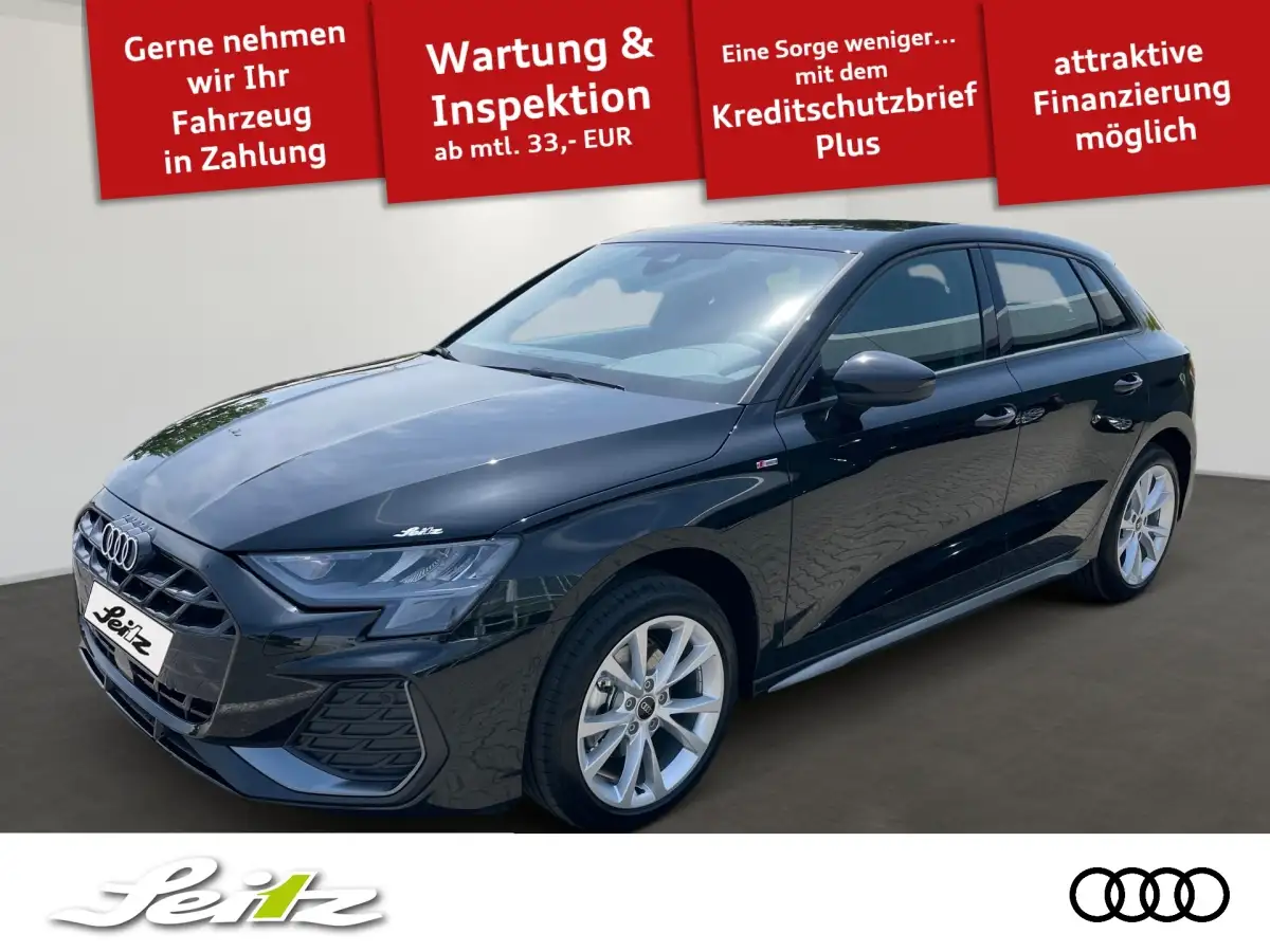 Audi A3, Limousine, Benzin, Automatik, Schwarz