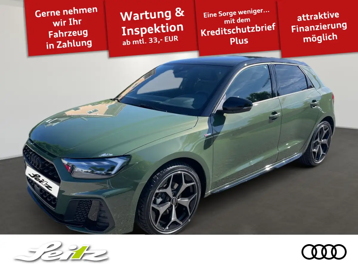 Audi A1, Kleinwagen, Benzin, Automatik, Grün