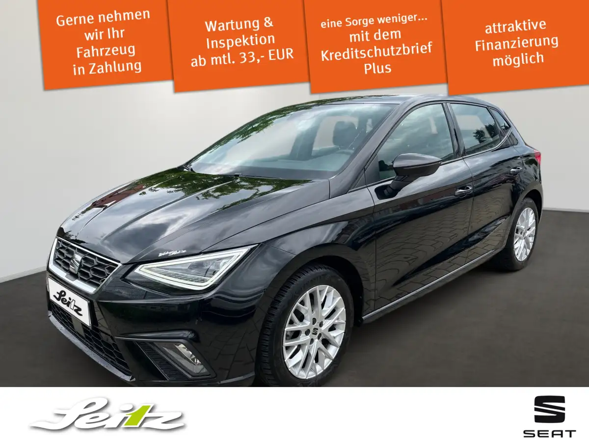 Seat Ibiza, Limousine, Benzin, Automatik, Schwarz