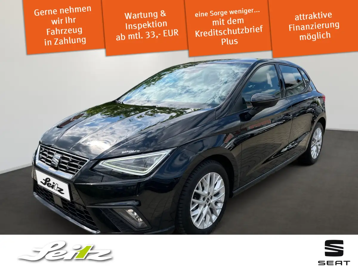 Seat Ibiza, Limousine, Benzin, Automatik, Schwarz