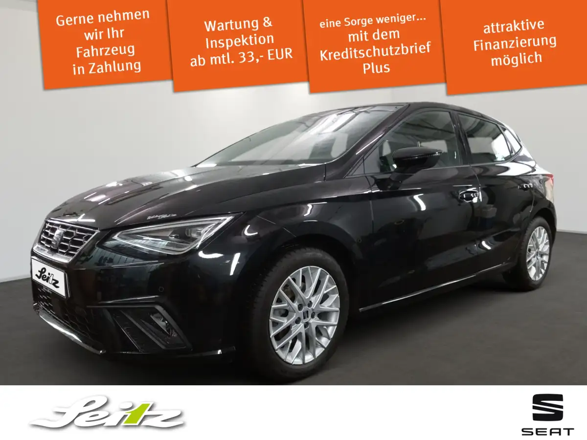Seat Ibiza, Limousine, Benzin, Automatik, Schwarz