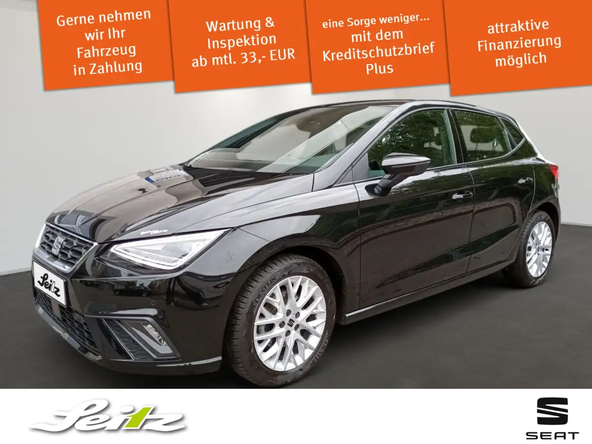 Seat Ibiza, Limousine, Benzin, Automatik, Schwarz