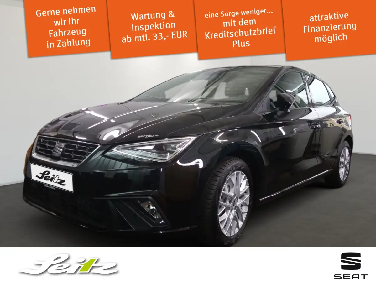 Seat Ibiza, Limousine, Benzin, Automatik, Schwarz