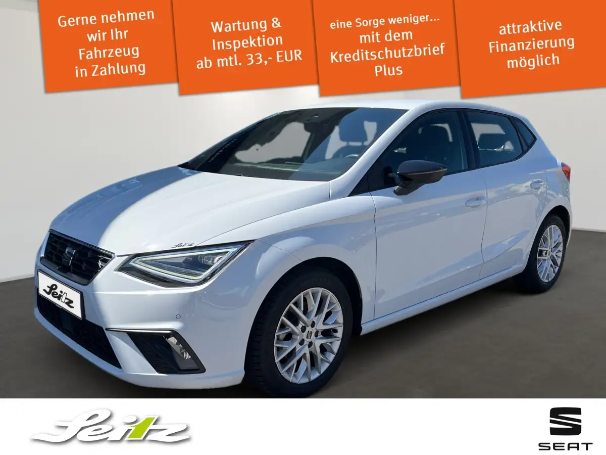 Seat Ibiza, Limousine, Benzin, Automatik, Weiß