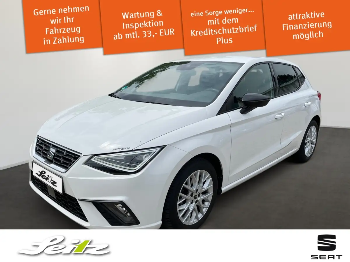 Seat Ibiza, Limousine, Benzin, Schaltgetriebe, Weiß