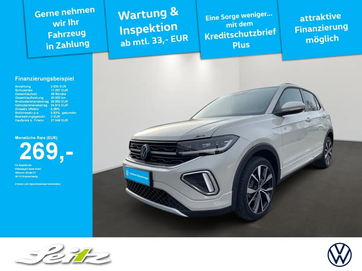 Volkswagen T-Cross, SUV/Geländewagen/Pickup, Benzin, Schaltgetriebe, Grau