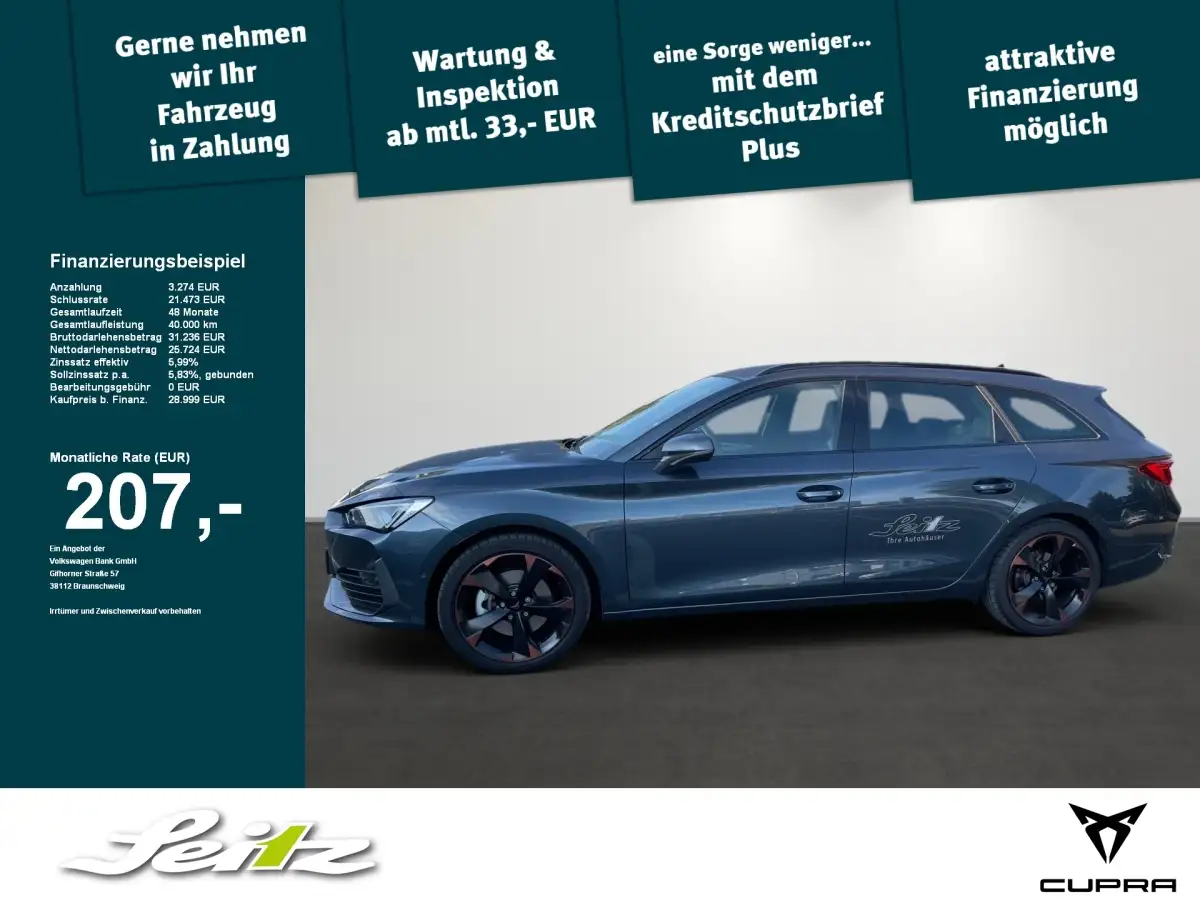 Cupra Leon, Kombi, Benzin, Automatik, Grau