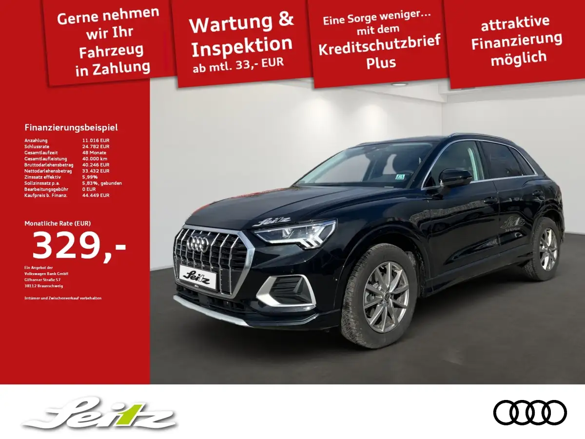 Audi Q3, SUV/Geländewagen/Pickup, Benzin, Automatik, Schwarz