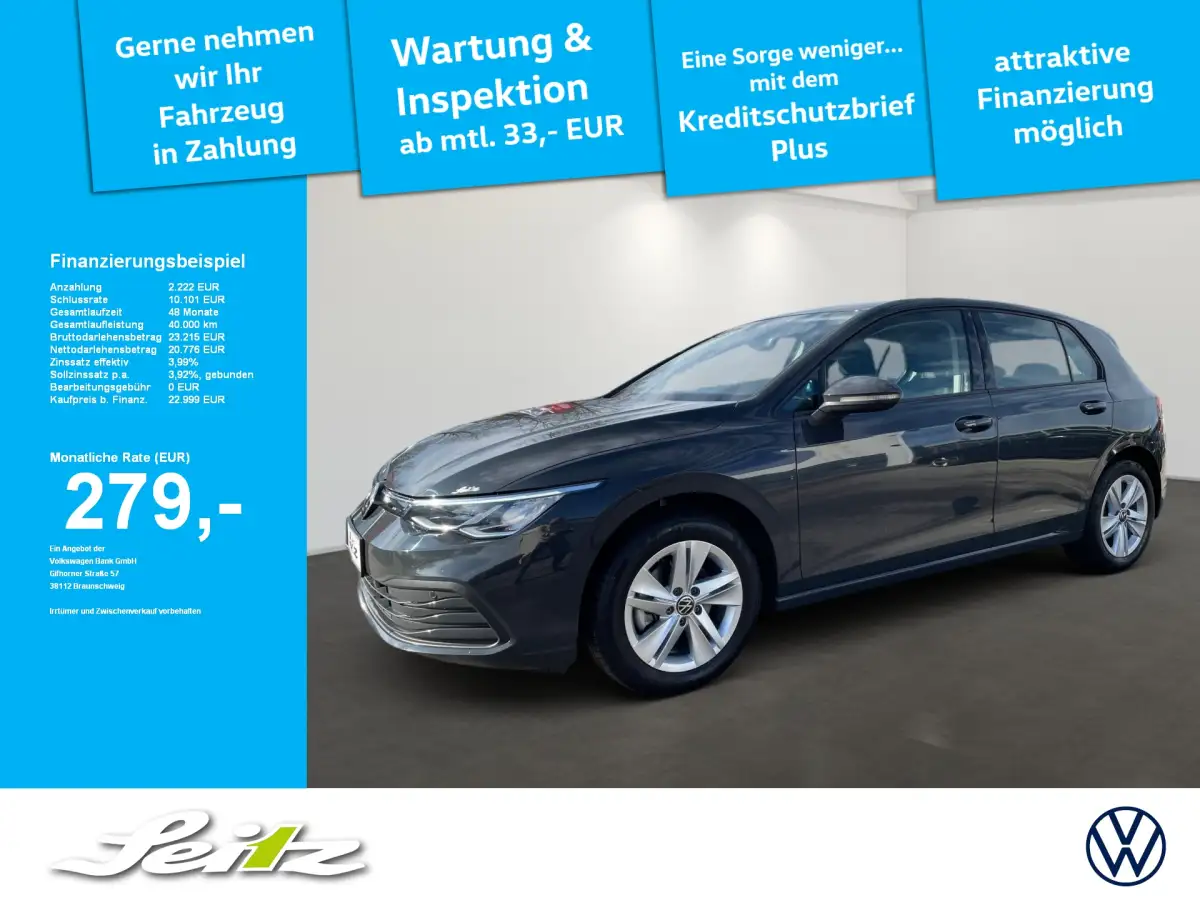 Volkswagen Golf, Limousine, Benzin, Automatik, Grau