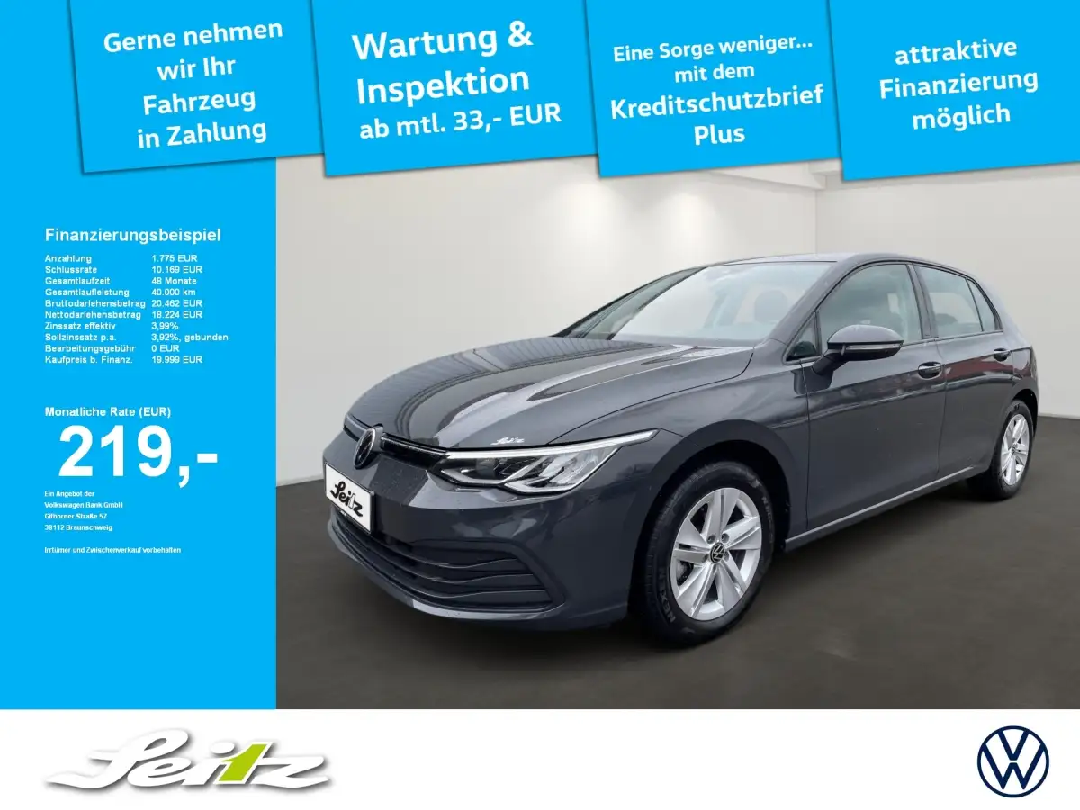 Volkswagen Golf, Limousine, Benzin, Automatik, Grau