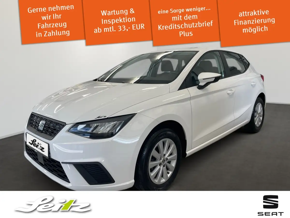 Seat Ibiza, Limousine, Benzin, Schaltgetriebe, Weiß