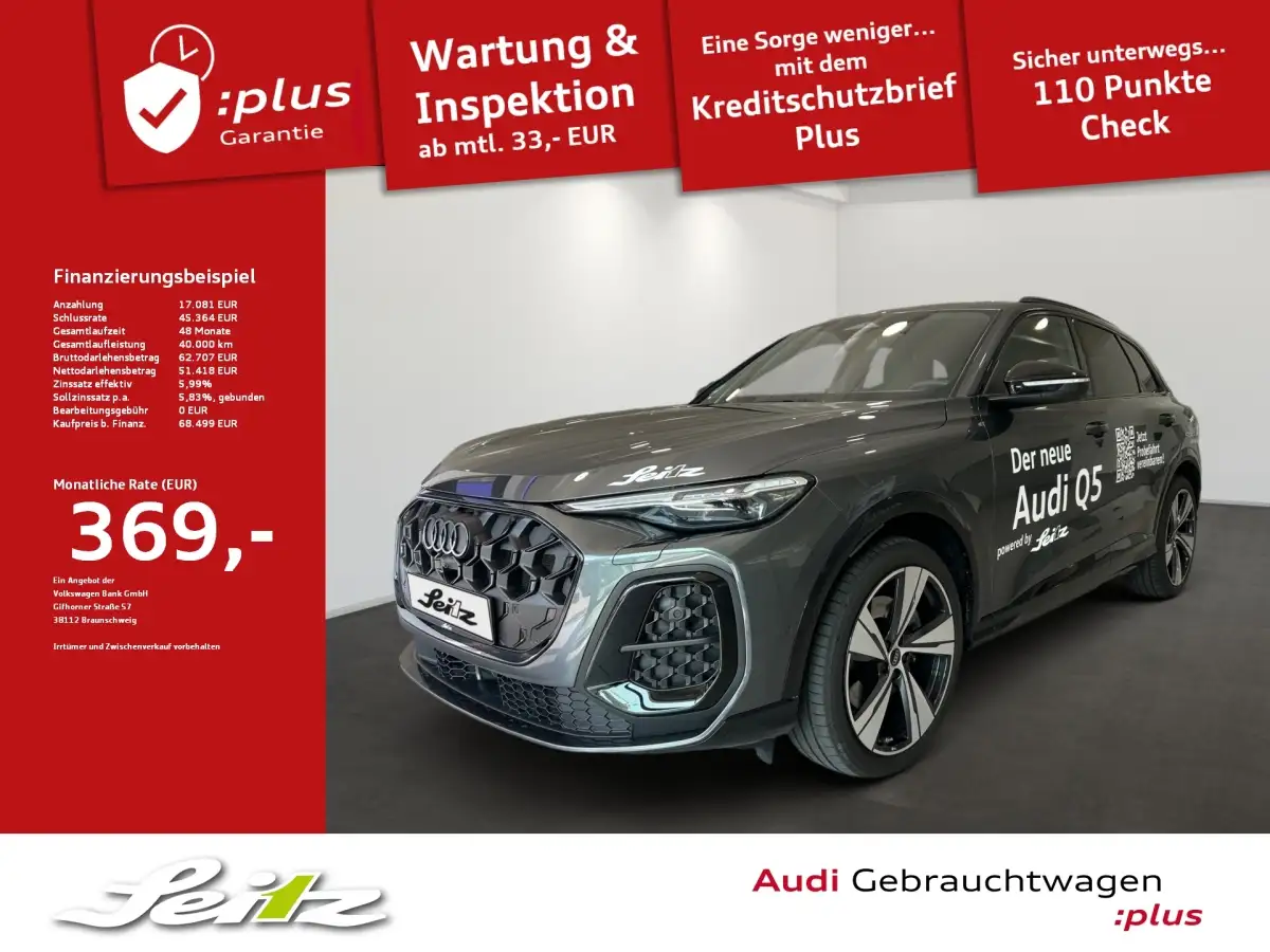 Audi Q5, SUV/Geländewagen/Pickup, Diesel, Automatik, Grau