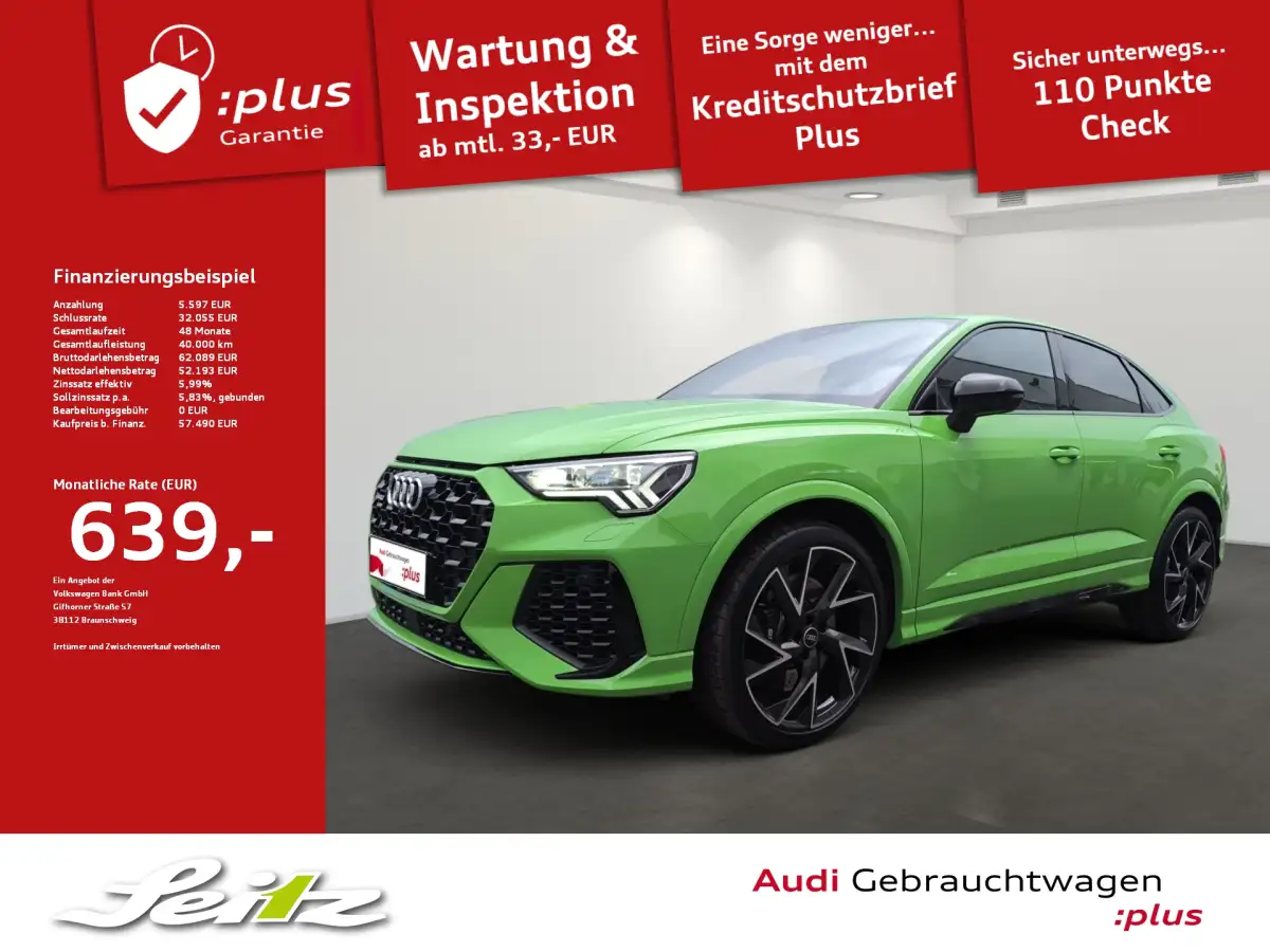 Audi RSQ3, SUV/Geländewagen/Pickup, Benzin, Automatik, Grün