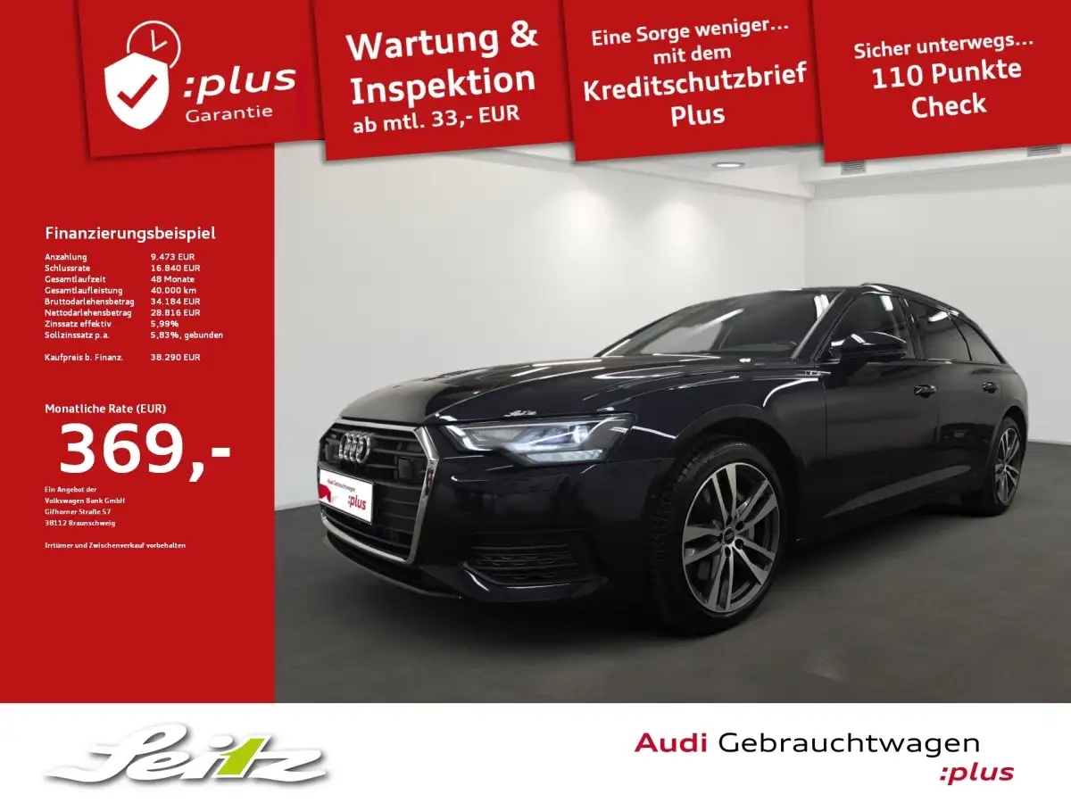 Audi A6, Kombi, Diesel, Automatik, Blau