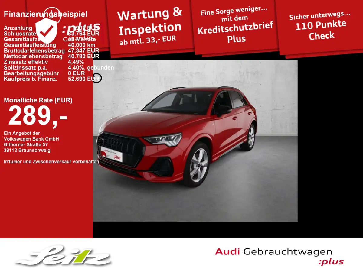 Audi Q3, SUV/Geländewagen/Pickup, Benzin, Automatik, Rot