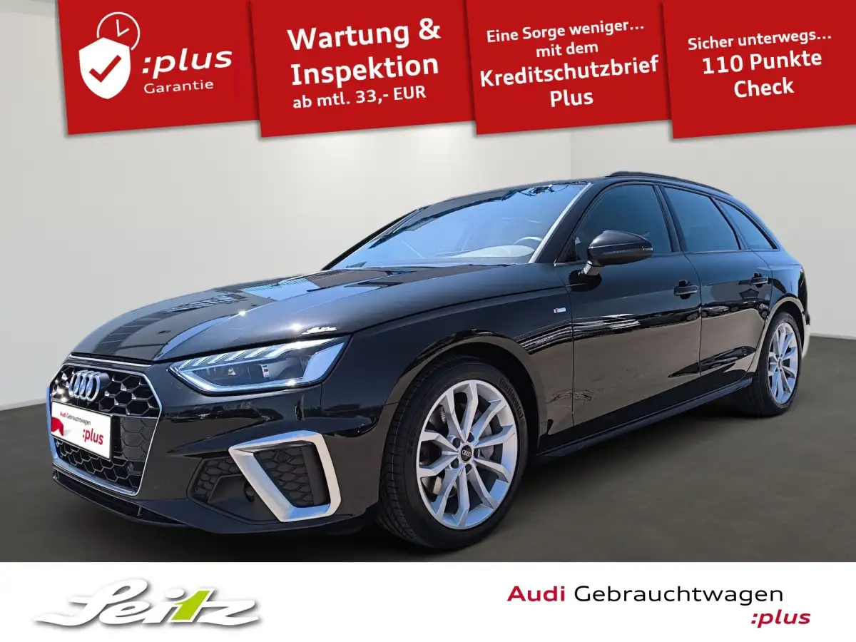 Audi A4, Kombi, Diesel, Automatik, Schwarz