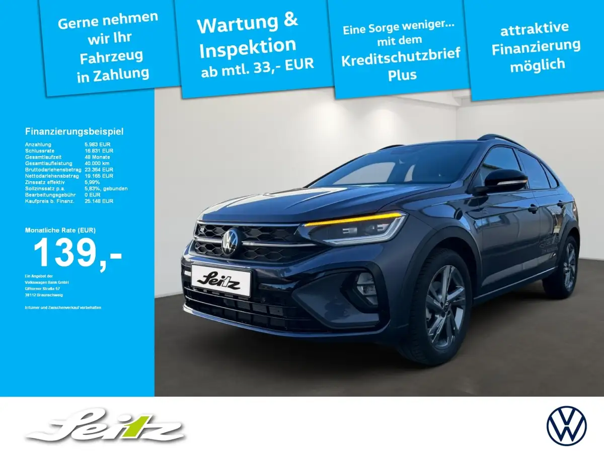 Volkswagen Taigo, SUV/Geländewagen/Pickup, Benzin, Schaltgetriebe, Grau