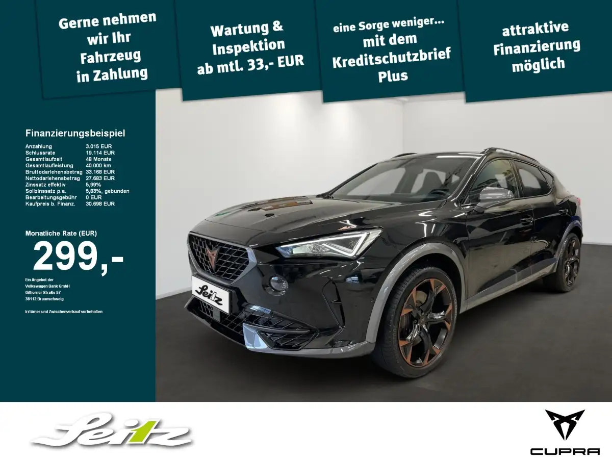 Cupra Formentor, SUV/Geländewagen/Pickup, Benzin, Automatik, Schwarz