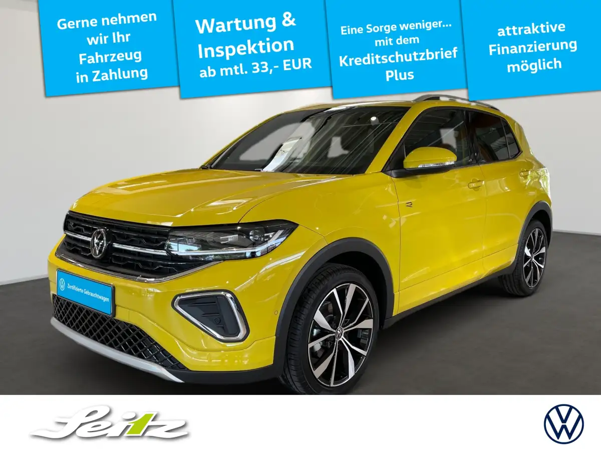 Volkswagen T-Cross, SUV/Geländewagen/Pickup, Benzin, Automatik, Gelb