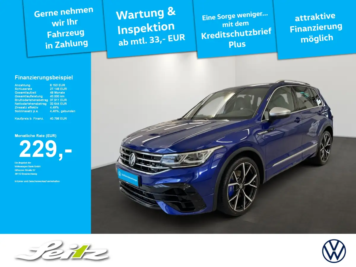 Volkswagen Tiguan, SUV/Geländewagen/Pickup, Benzin, Automatik, Blau