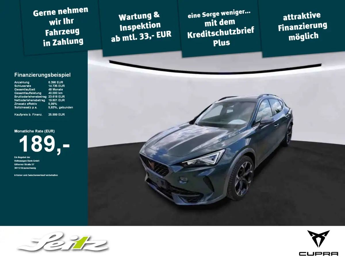 Cupra Formentor, SUV/Geländewagen/Pickup, Benzin, Automatik, Grün