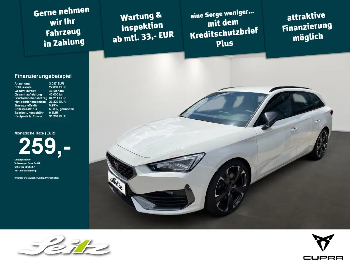 Cupra Leon, Kombi, Benzin, Automatik, Weiß