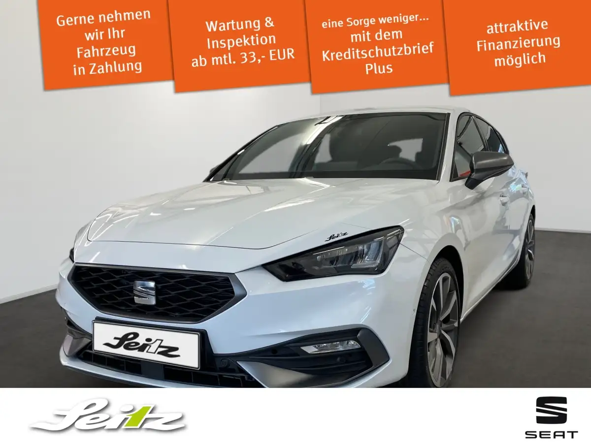Seat Leon, Limousine, Benzin, Automatik, Weiß