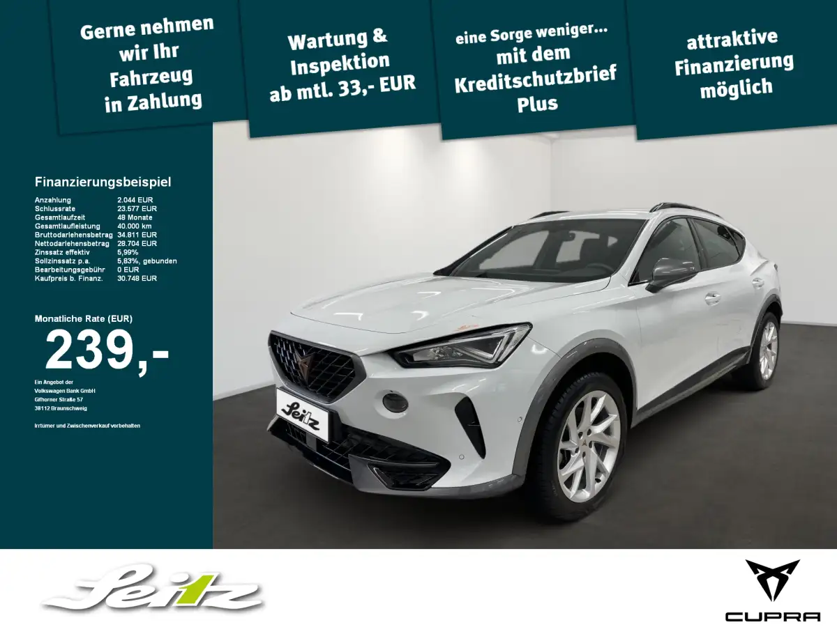 Cupra Formentor, SUV/Geländewagen/Pickup, Benzin, Automatik, Weiß