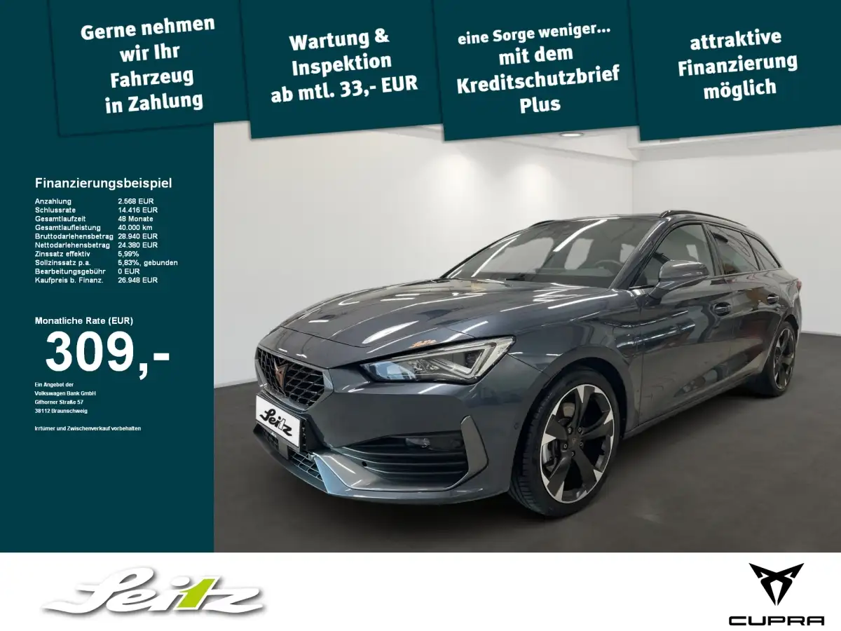 Cupra Leon, Kombi, Hybrid (Benzin/Elektro), Automatik, Grau