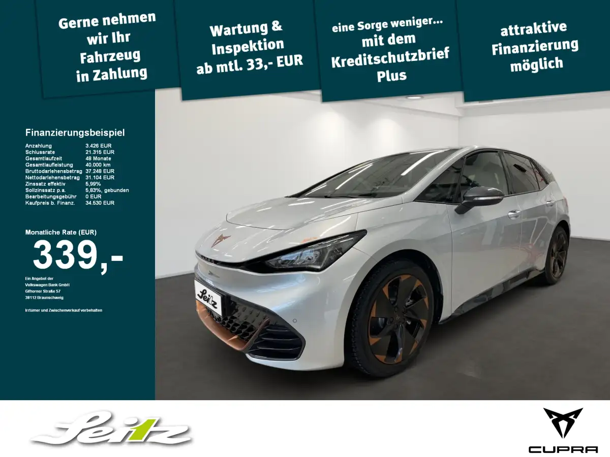 Cupra Born, Limousine, Elektro, Automatik, Silber