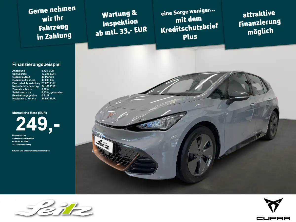 Cupra Born, Limousine, Elektro, Automatik, Grau