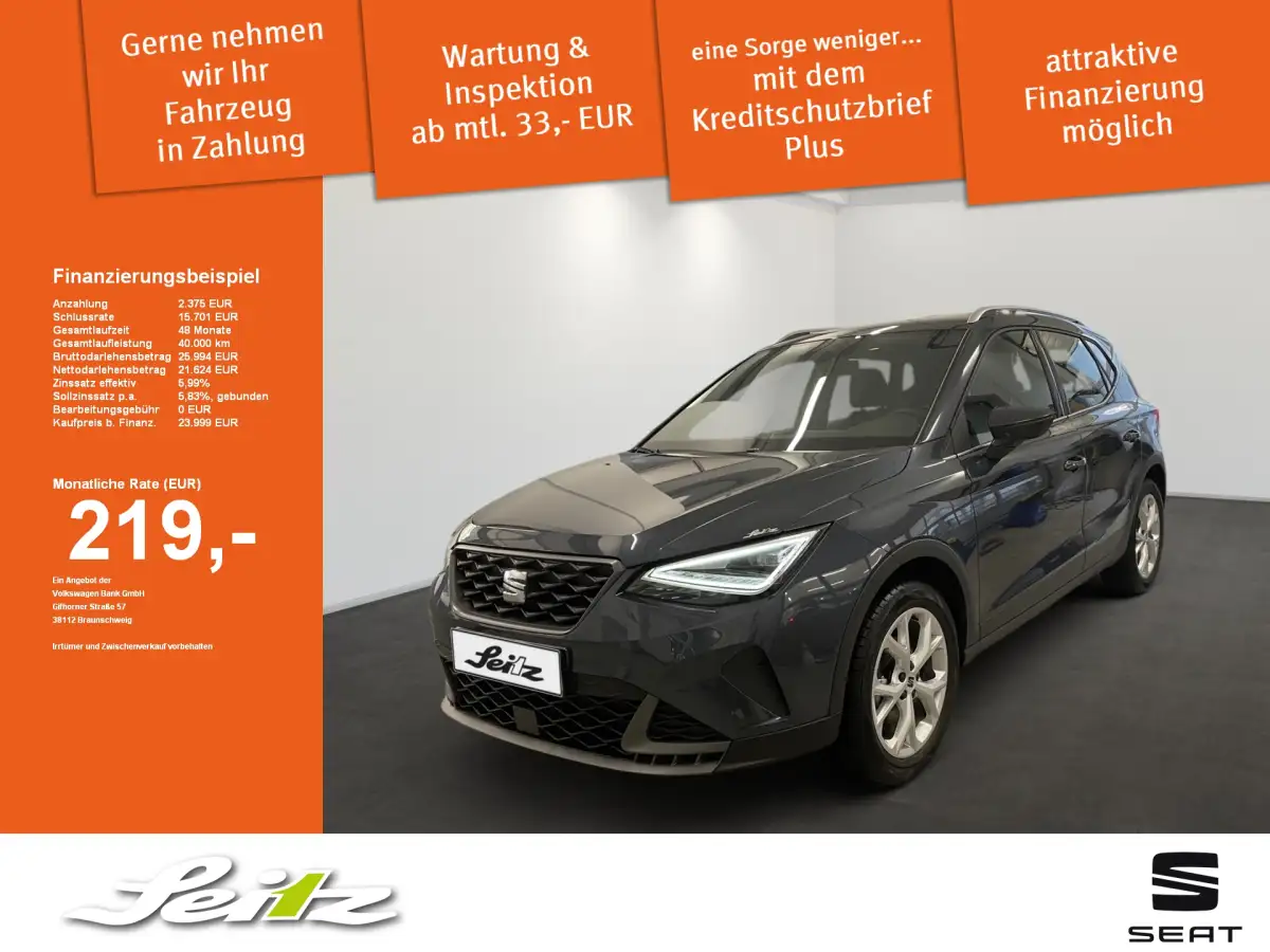 Seat Arona, SUV/Geländewagen/Pickup, Benzin, Automatik, Grau
