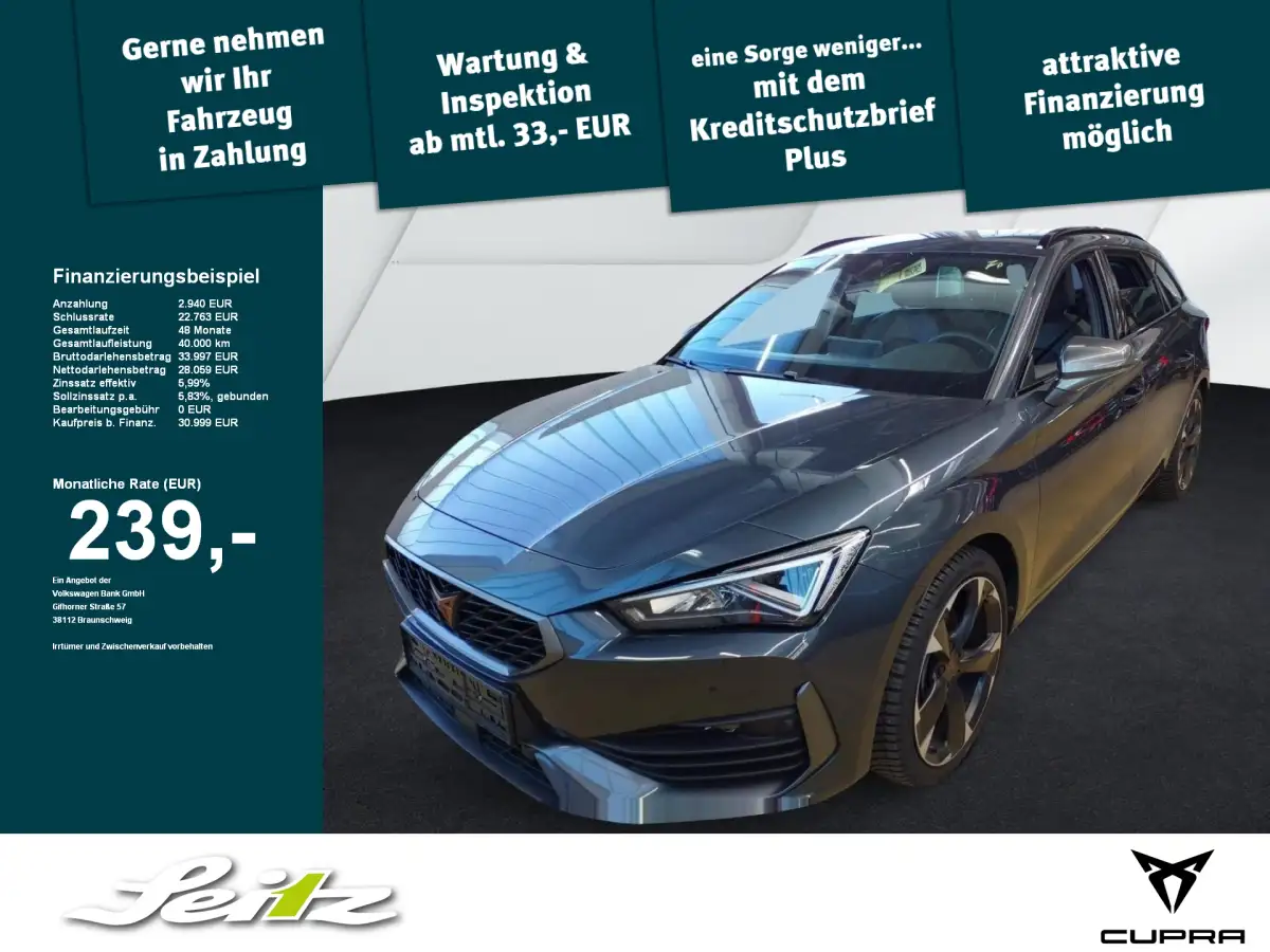 Cupra Leon, Kombi, Benzin, Automatik, Grau