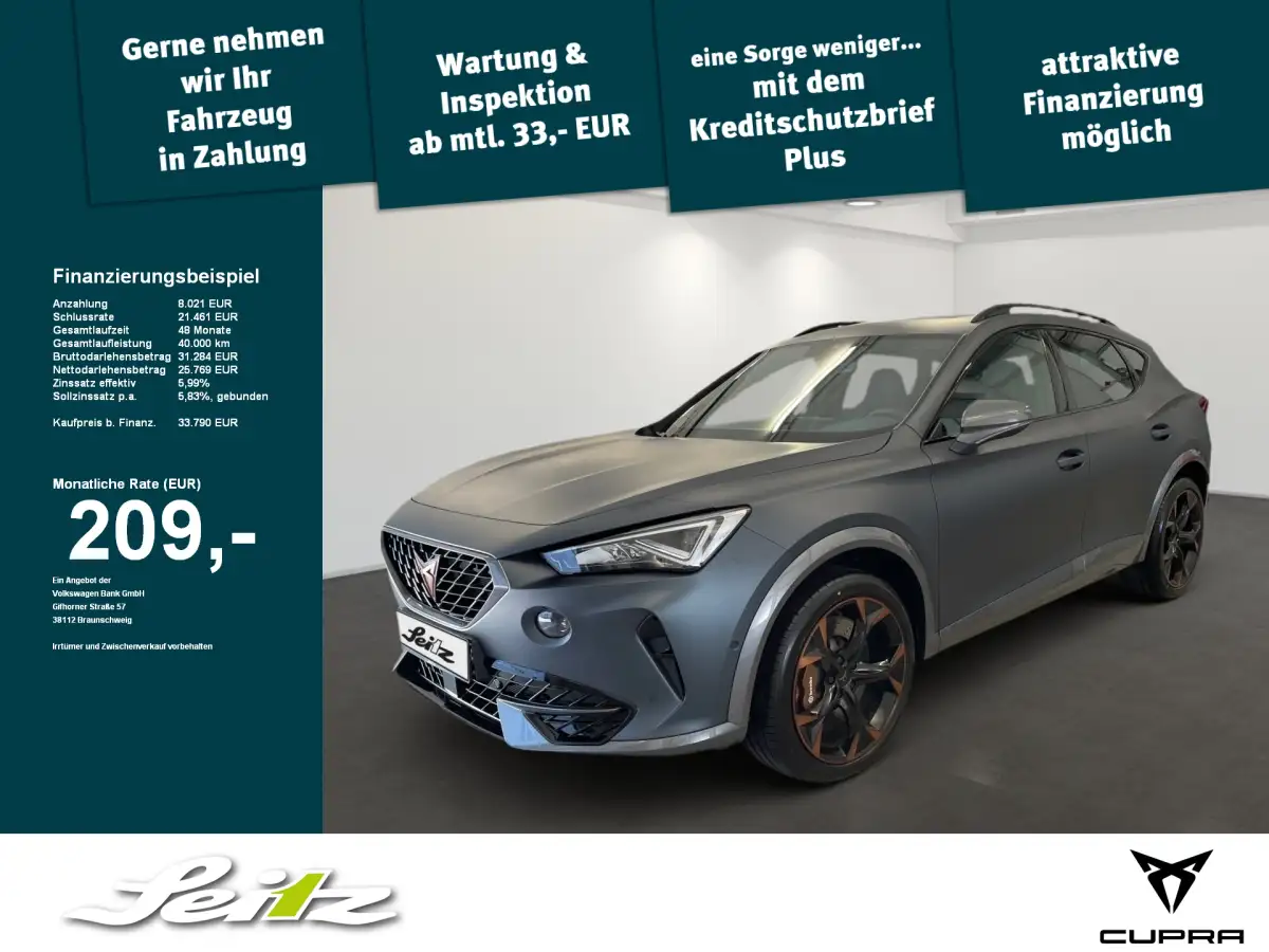 Cupra Formentor, SUV/Geländewagen/Pickup, Benzin, Automatik, Grau