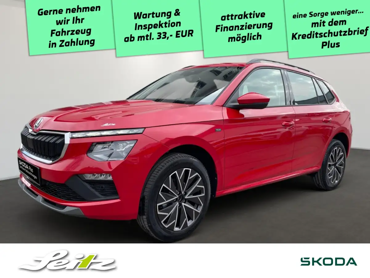 Skoda Kamiq, SUV/Geländewagen/Pickup, Benzin, Automatik, Rot