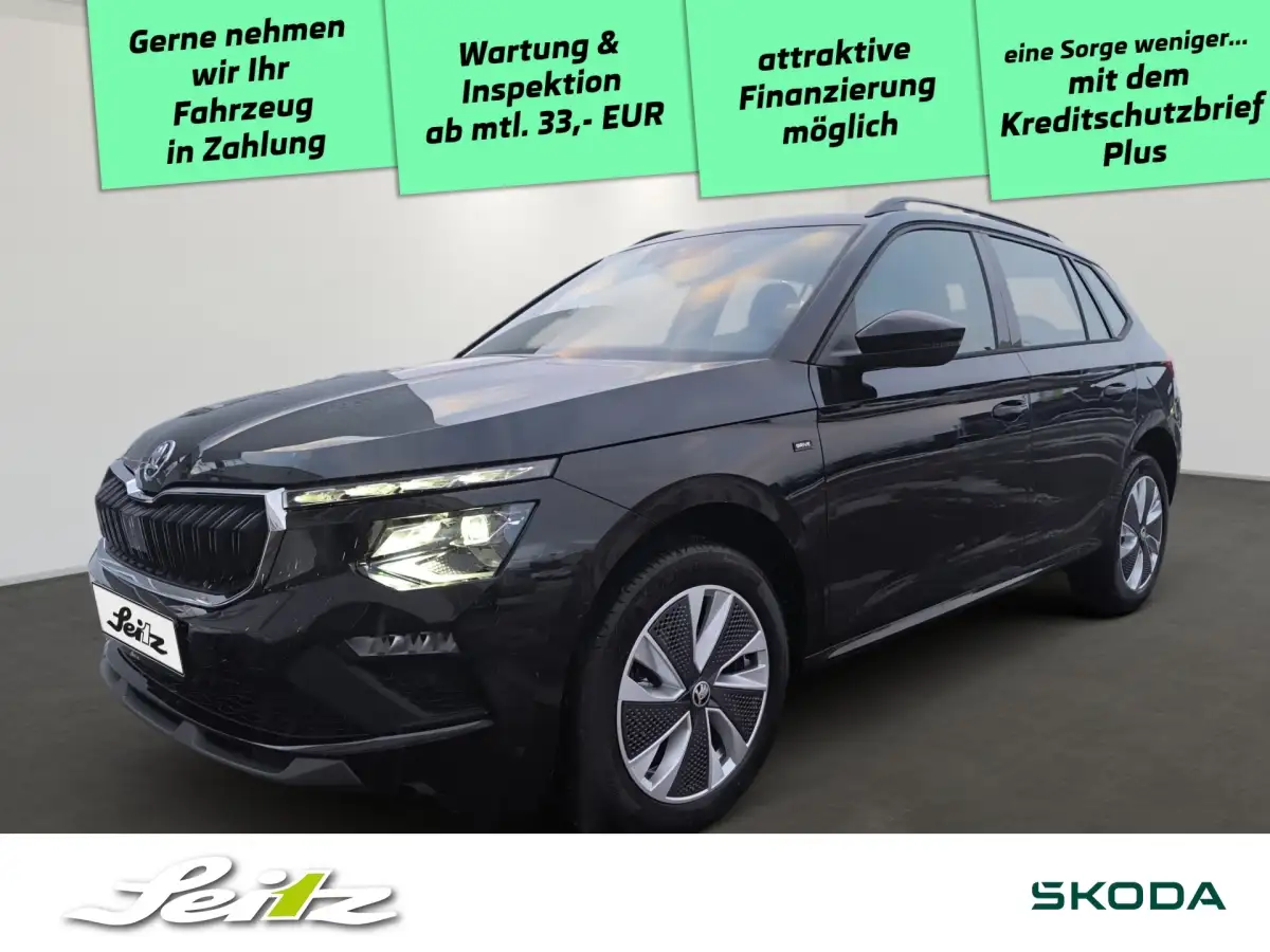 Skoda Kamiq, SUV/Geländewagen/Pickup, Benzin, Automatik, Schwarz