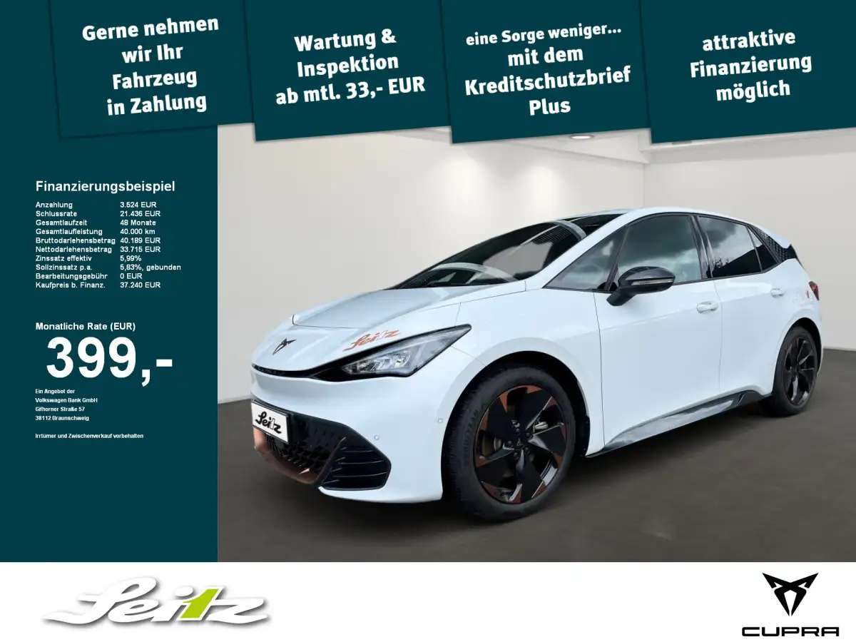 Cupra Born, Limousine, Elektro, Automatik, Weiß