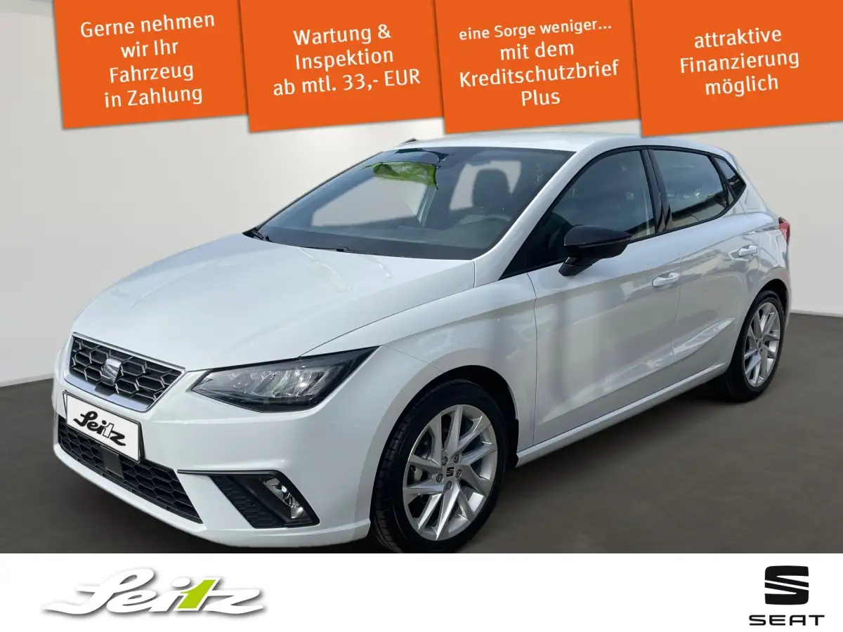 Seat Ibiza, Kleinwagen, Benzin, Schaltgetriebe, Weiß