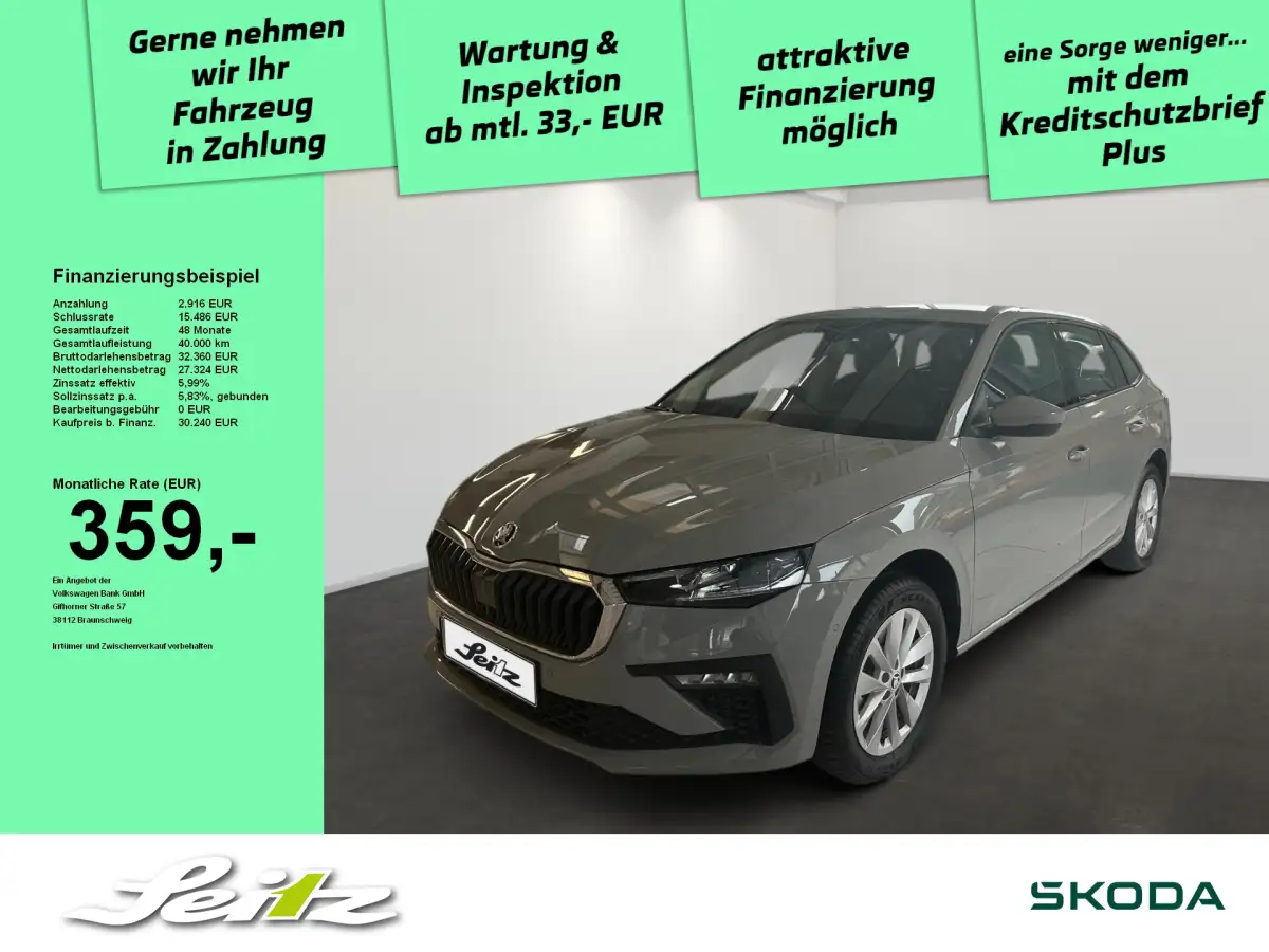 Skoda Scala, Limousine, Benzin, Automatik, Grau
