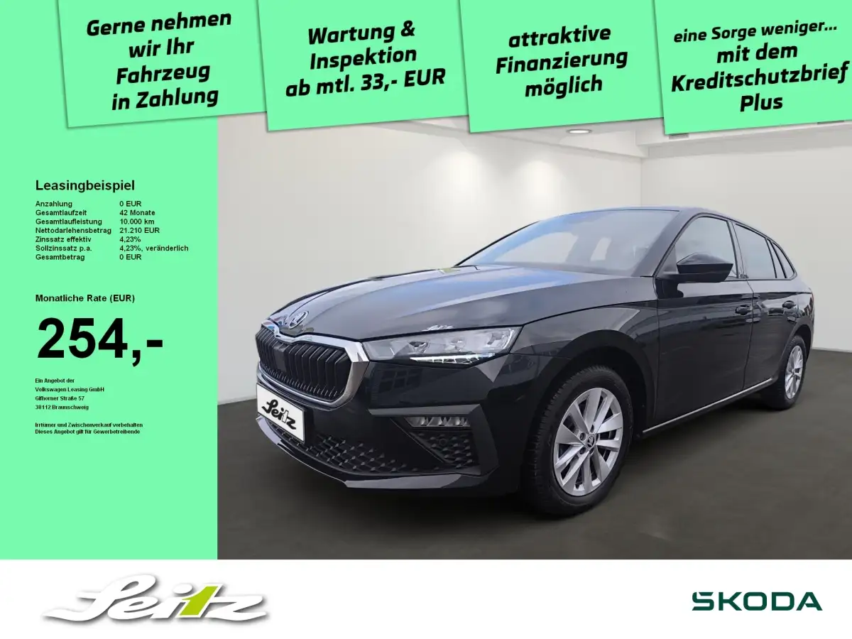 Skoda Scala, Limousine, Benzin, Automatik, Schwarz