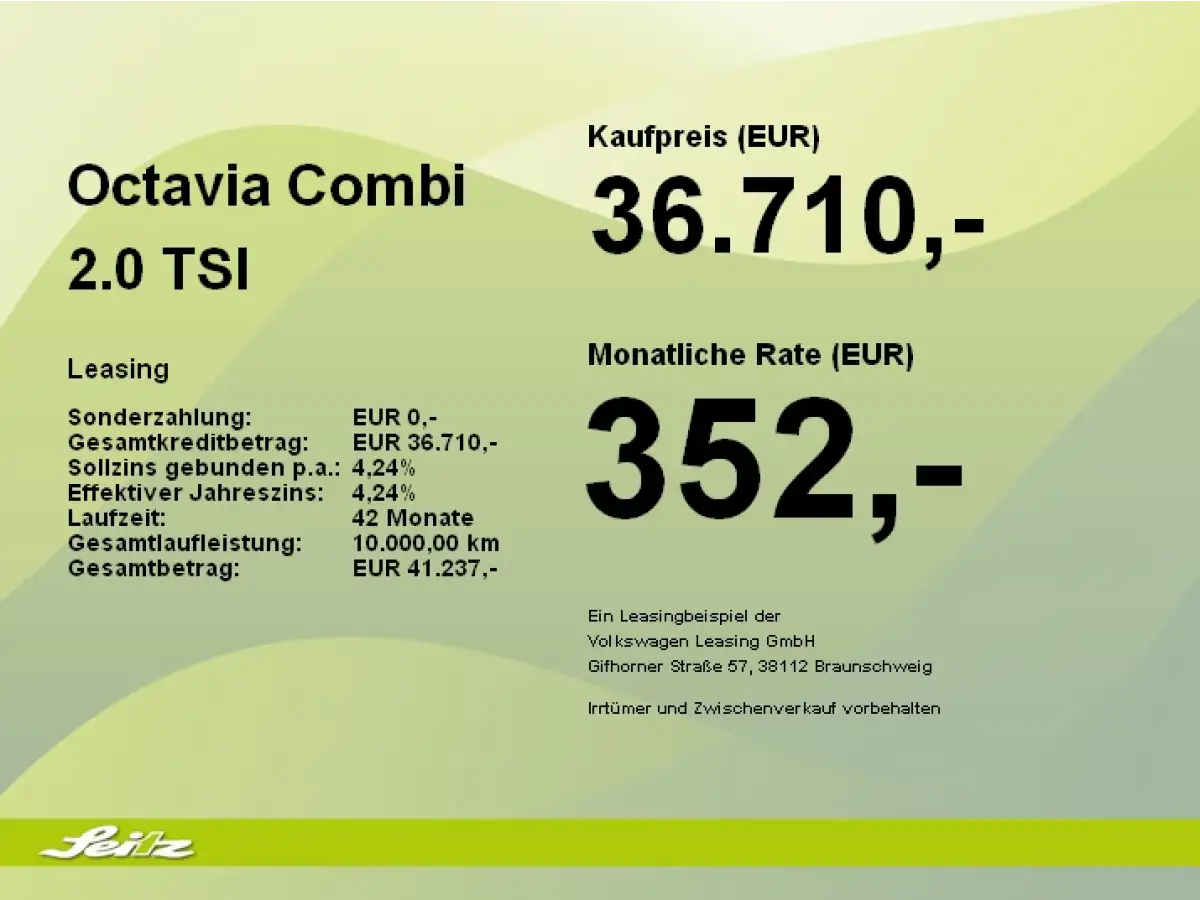 Skoda Octavia, Kombi, Benzin, Automatik, Schwarz
