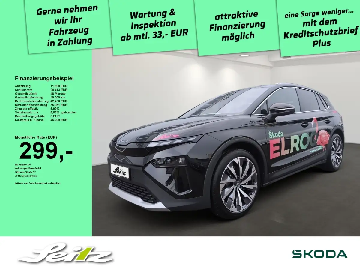 Skoda Elroq, SUV/Geländewagen/Pickup, Elektro, Automatik, Schwarz