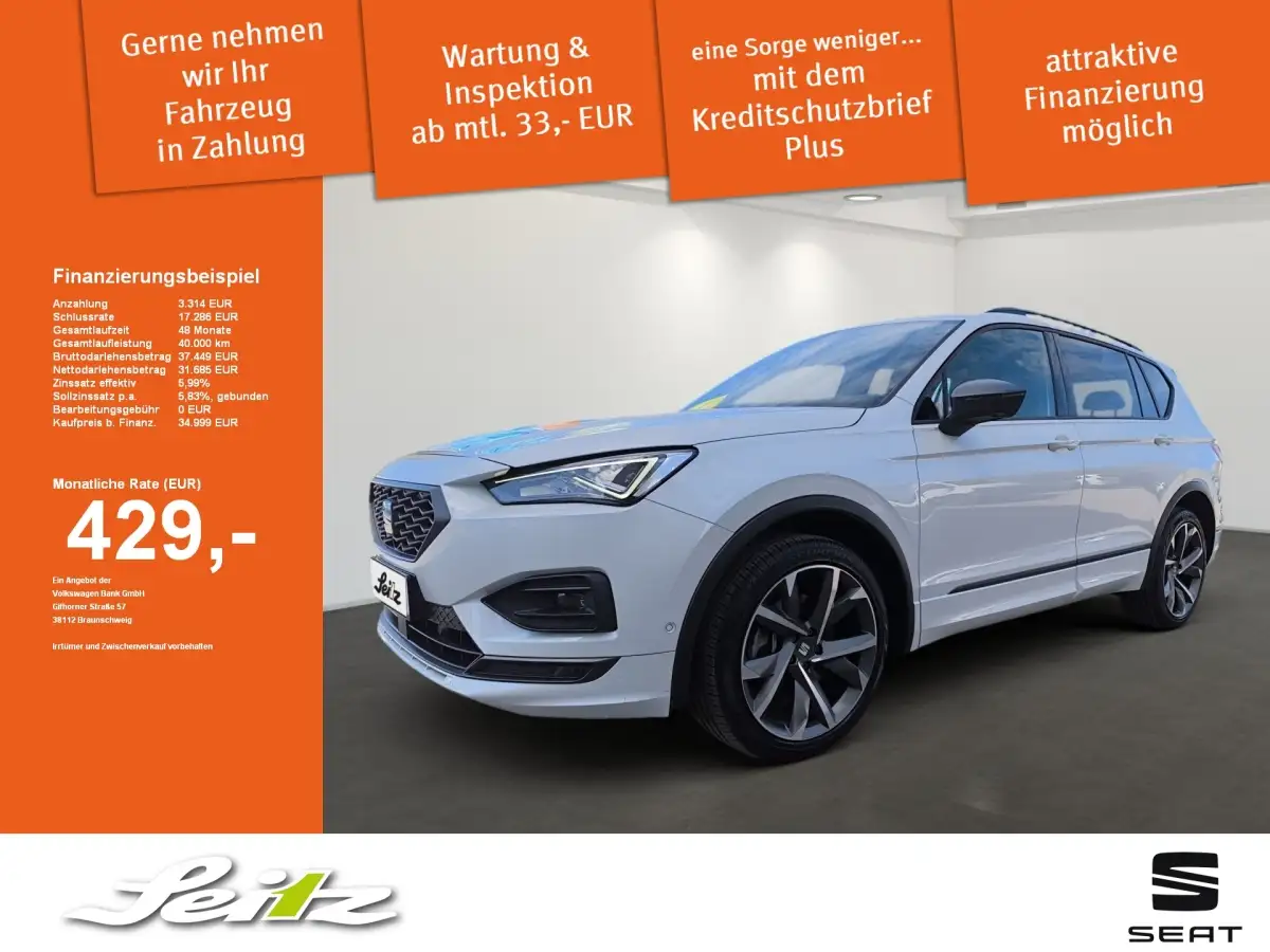 Seat Tarraco, SUV/Geländewagen/Pickup, Diesel, Automatik, Weiß