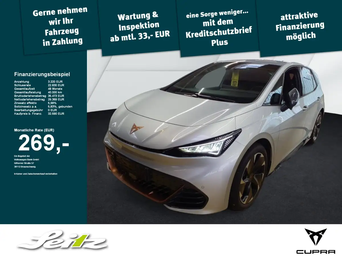 Cupra Born, Limousine, Elektro, Automatik, Silber
