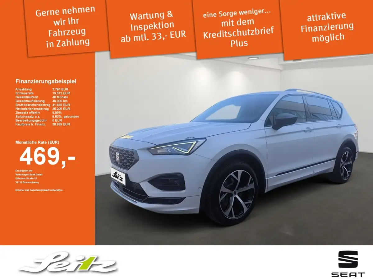 Seat Tarraco, SUV/Geländewagen/Pickup, Diesel, Automatik, Weiß